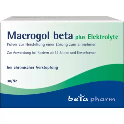 MACROGOL beta más electrolitos Plv.z.H.e.L.z.Einn., 30 uds