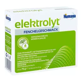 HUMANA Caja plegable de polvo de hinojo electrolítico, 75 g