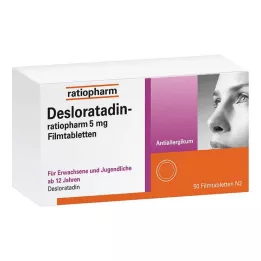 DESLORATADIN-ratiopharm 5 mg comprimidos recubiertos con película, 50 uds