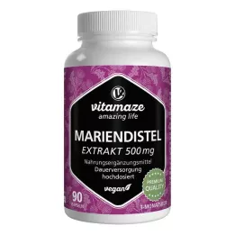 MARIENDISTEL 500 mg de extracto de alta dosis vegana Kps., 90 uds