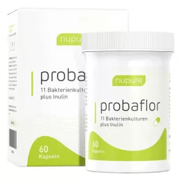 NUPURE probaflor Probióticos para la Restauración Intestinal Kps, 60 uds