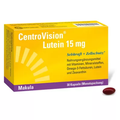 CENTROVISION Luteína 15 mg Cápsulas, 30 Cápsulas