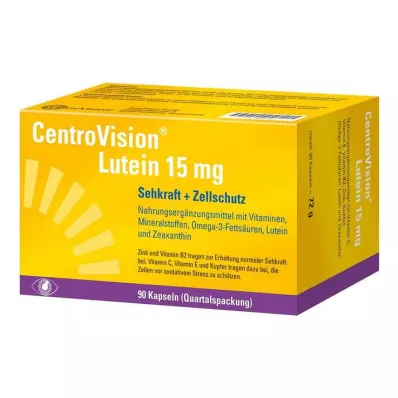 CENTROVISION Luteína 15 mg Cápsulas, 90 Cápsulas