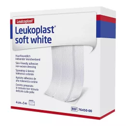 LEUKOPLAST rollo de yeso blanco blando de 4 cmx5 m, 1 ud