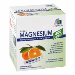 MAGNESIUM 400 palitos de porción de naranja directa, 50X2,1 g