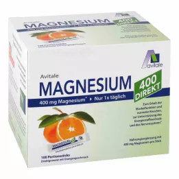 MAGNESIUM 400 palitos de porción de naranja directa, 100X2,1 g