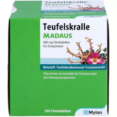 TEUFELSKRALLE MADAUS Comprimidos recubiertos, 100 unidades