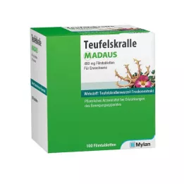 TEUFELSKRALLE MADAUS Comprimidos recubiertos, 100 unidades
