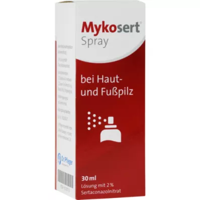 MYKOSERT Spray para hongos de la piel y los pies, 30 ml