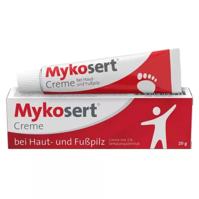 MYKOSERT Crema para hongos de la piel y los pies, 20 g MYKOSERT Crema para hongos de la piel y los pies, 20 g