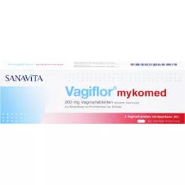 VAGIFLOR mykomed 200 mg comprimidos vaginales, 3 uds