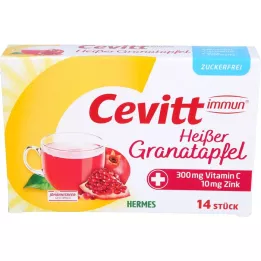 CEVITT granada caliente inmune sin azúcar gran., 14 uds