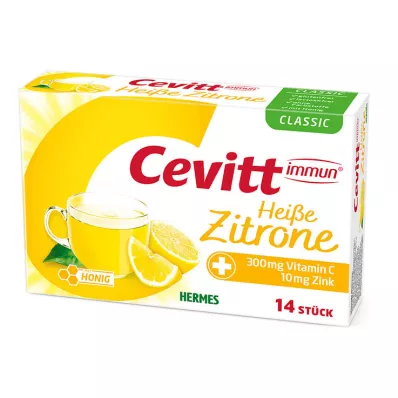CEVITT gránulos clásicos de limón caliente inmunes, 14 uds