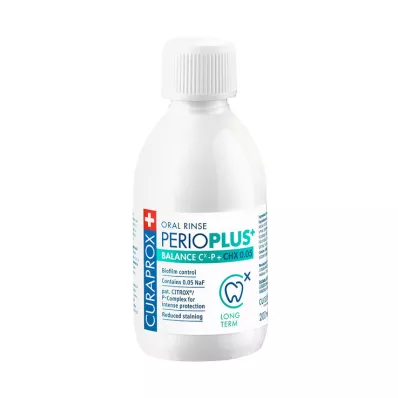 Curaprox Perio Plus + enjuague bucal equilibrio, 200 ml