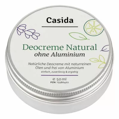 DEO CREME sin aluminio natural, 50 ml