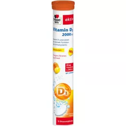 DOPPELHERZ Vitamina D3 2000 U.I. Comprimidos efervescentes, 15 uds