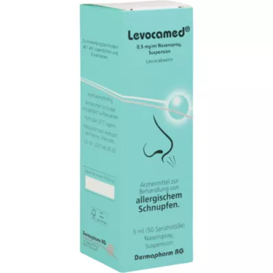 LEVOCAMED 0,5 mg/ml suspensión para pulverización nasal, 5 ml