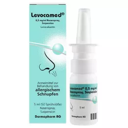 Levocamed 0,5 mg / ml suspensión de pulverización nasal, 5 ml