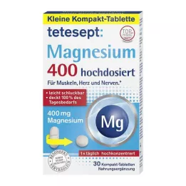 TETESEPT Magnesio 400 comprimidos de alta dosis, 30 uds
