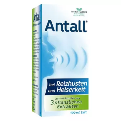 ANTALL para la tos irritativa y la ronquera Zumo, 100 ml