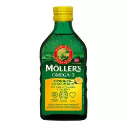MÖLLERS Omega-3 Aceite sabor limón, 250 ml