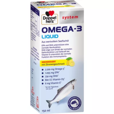 DOPPELHERZ Sistema Omega-3 líquido, 150 ml