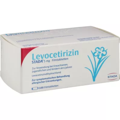 LEVOCETIRIZIN STADA 5 mg comprimidos recubiertos con película, 100 uds