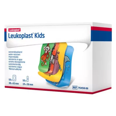 LEUKOPLAST niños Tiras 38x63mm/19x56mm c/u 50 uds, 100 uds