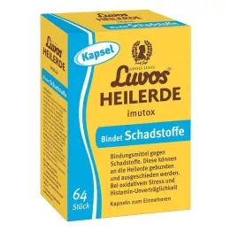 LUVOS Cápsulas de tierra curativa imutox, 64 uds