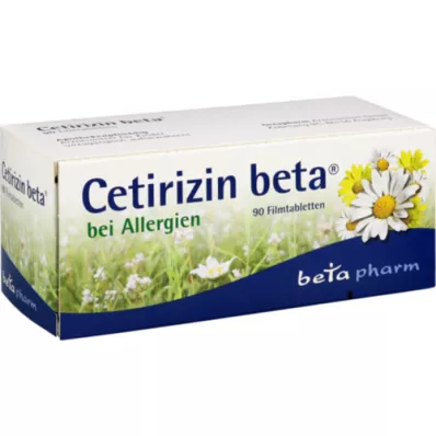 CETIRIZIN comprimidos recubiertos con película beta, 90 uds