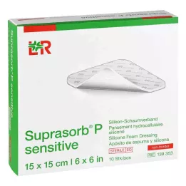 Suprasorb P Sensible PU-Espuma sin boro 15x15cm, 10 st
