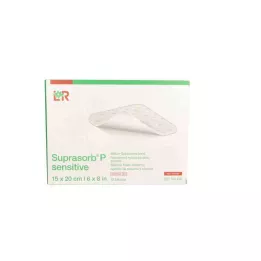 Suprasorb P Sensible PU-Espuma sin boro 15x20 cm, 10 st