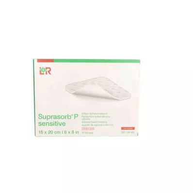 SUPRASORB P sensible PU-Espuma v.no bor.15x20cm, 10 unid