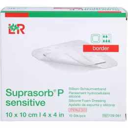 SUPRASORB P sensible PU-Borde de espuma 10x10cm, 10 uds