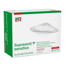 Suprasorb P sensible PU-Schaumv.bor.lite 5x5cm, 10 st