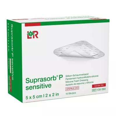 Suprasorb P sensible PU-Schaumv.bor.lite 5x5cm, 10 st