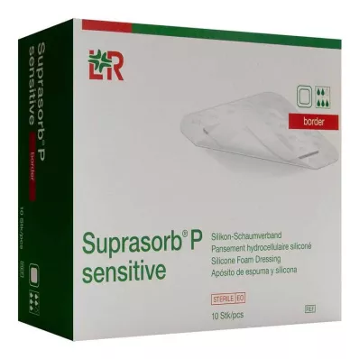 Borde de espuma Suprasorb P sensible PU-15x20 cm, 10 st Borde de espuma Suprasorb P sensible PU-15x20 cm, 10 st