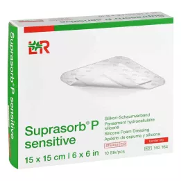 Suprasorb P sensible PU-Schaumv.bor.lite 15x15cm, 10 st