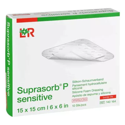 Suprasorb P sensible PU-Schaumv.bor.lite 15x15cm, 10 st