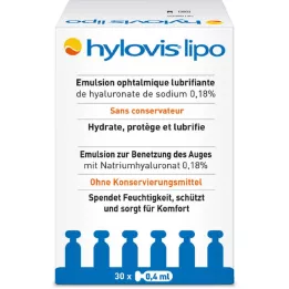 HYLOVIS lipo gotas oculares pipetas monodosis, 30X0,4 ml