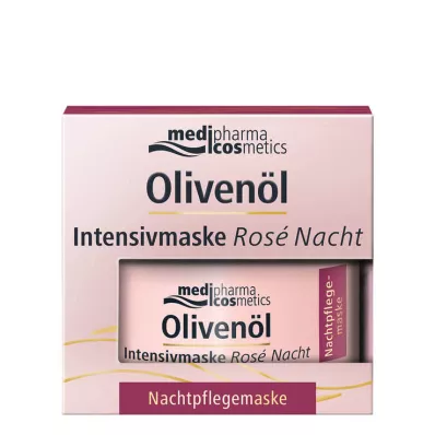 Mascarilla intensiva de aceite de oliva Crema de noche de rosas, 50 ml