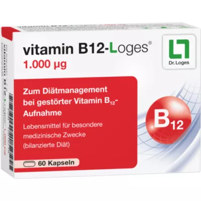 VITAMIN B12-LOGES 1.000 μg cápsulas, 60 uds