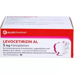 LEVOCETIRIZIN AL 5 mg comprimidos recubiertos con película, 100 uds