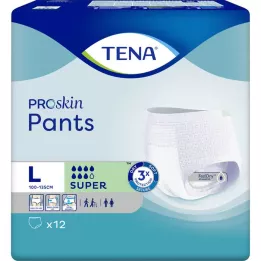 TENA PANTS pantalón desechable super L, 12 uds