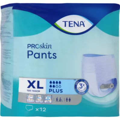 TENA PANTS más XL pantalones desechables, 12 piezas