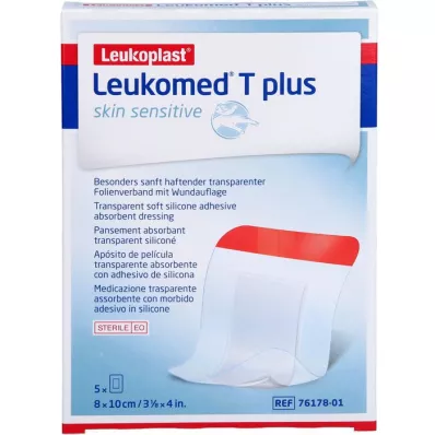 LEUKOMED T plus piel sensible estéril 8x10 cm, 5 uds