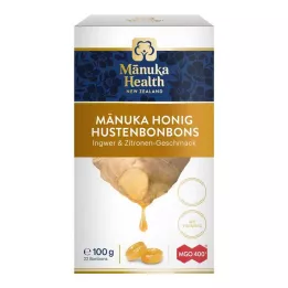 MANUKA HEALTH MGO 400+ Pastillas de jengibre y limón, 100 g