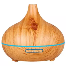 AROMA DIFFUSER Diseño de madera con LED, 1 ud