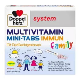 DOPPELHERZ Sistema familiar de minitabs multivitamínicos, 20 unidades