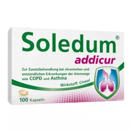 SOLEDUM addicur 200 mg cápsulas blandas con recubrimiento entérico, 100 uds